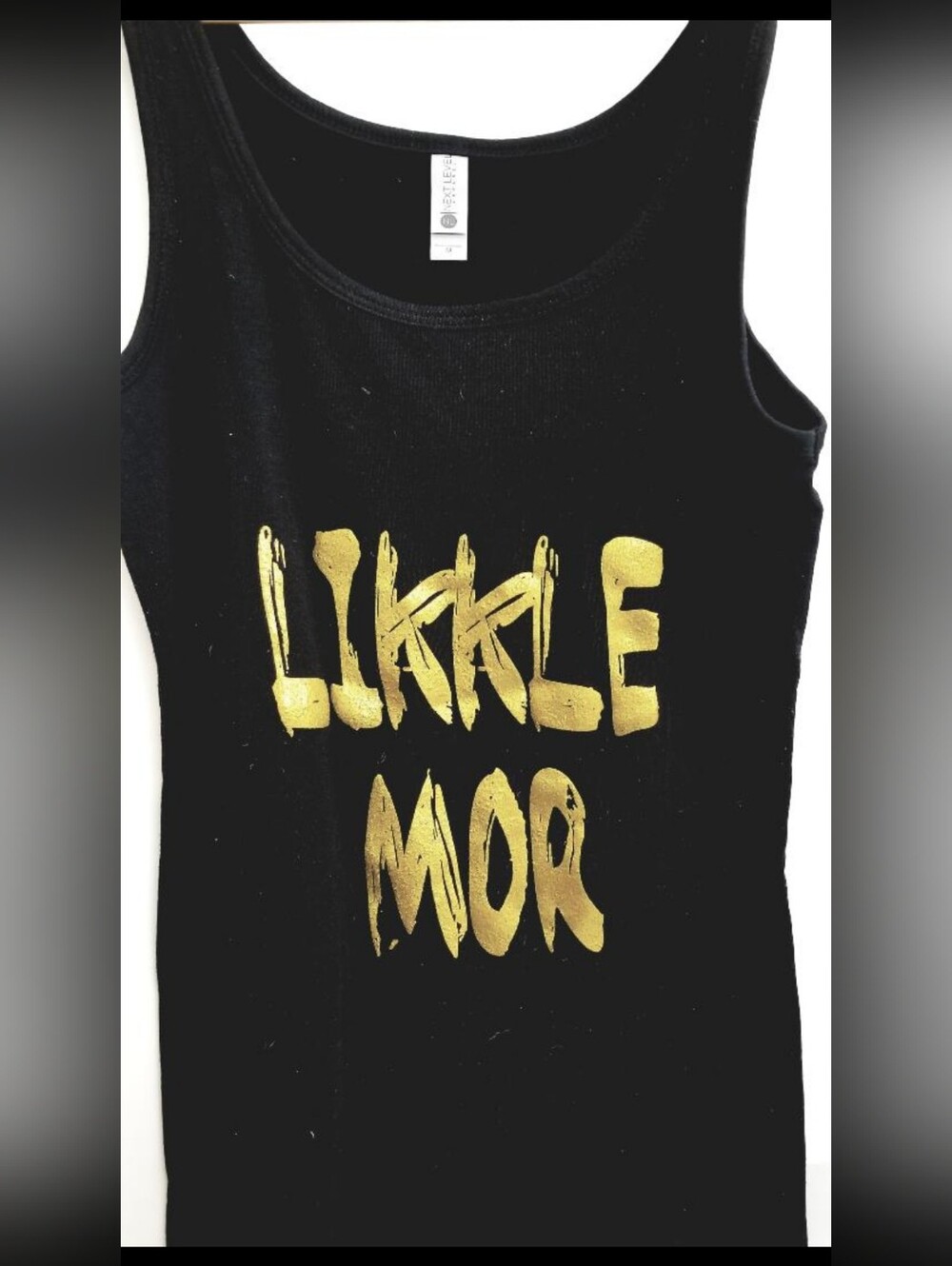 Sexy tank top - Caribbean - "Likkle Mor"